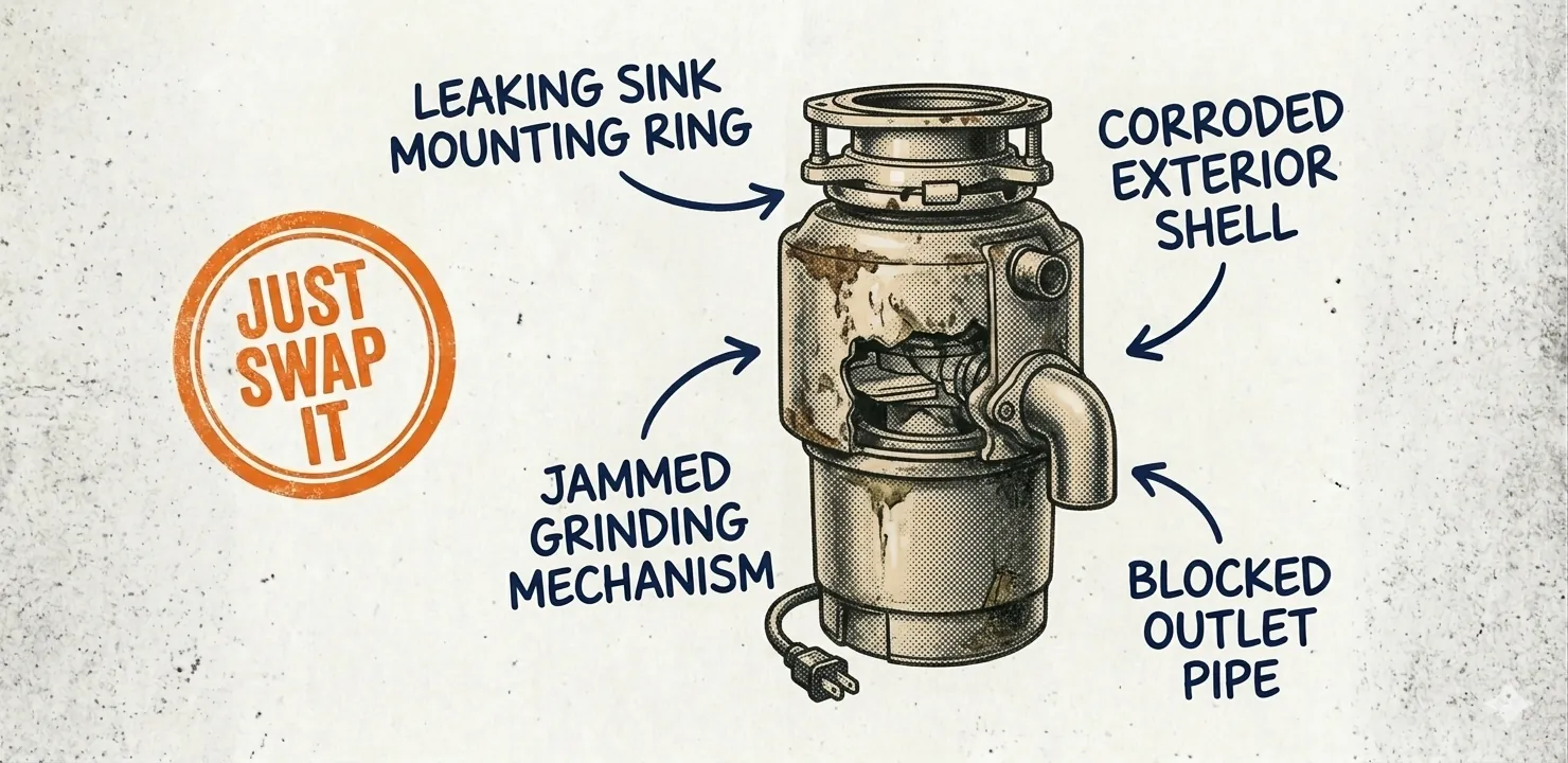 Garbage disposal replacement